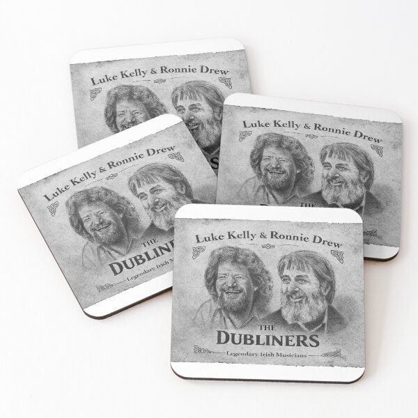 Item preview, Luke Kelly & Ronnie Drew Portrait Wall Art Print designed and sold by ConorKeeganArt.