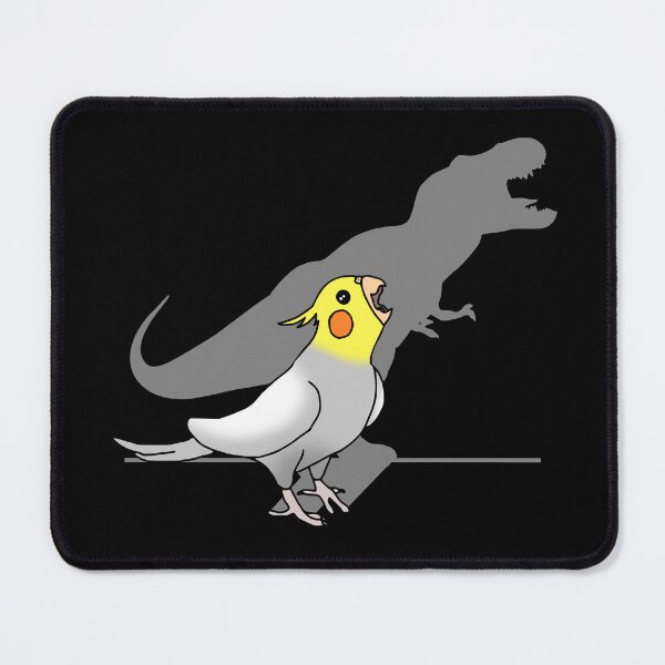 Item preview, dinosaur shadow - cockatiel 2 designed and sold by FandomizedRose.