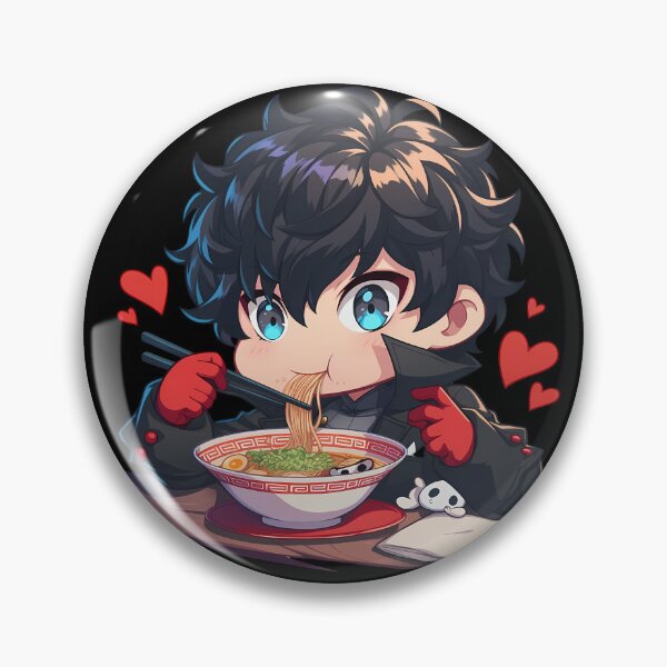 Item preview,  Ren Amamiya Persona 5 Kawaii Ramen Chibi designed and sold by mildaclairmo.