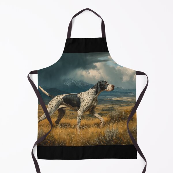 Item preview, English Pointer Dog in Mountain Landscape Painting designed and sold by PetsArt.
