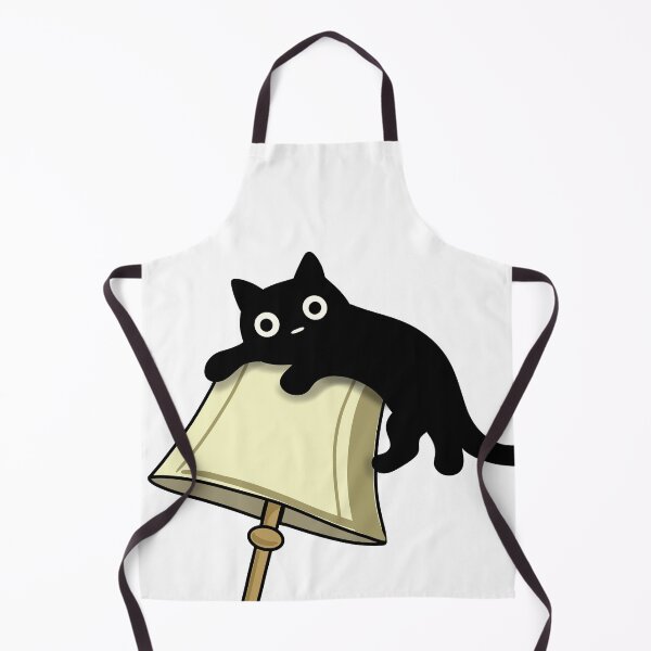 Item preview, Minimal Cat Climbing a Lampshade designed and sold by ThingsCatsDo.