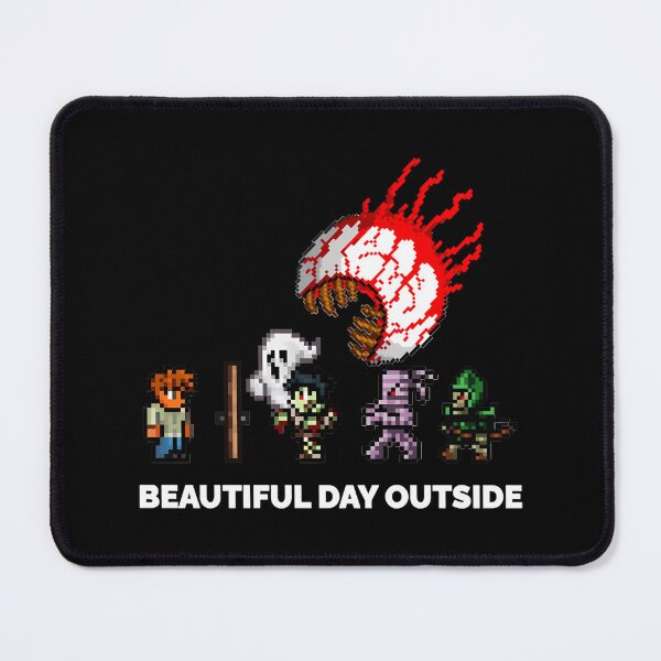 Item preview, Terraria Game Halloween Beautiful Day Outside Meme designed and sold by Krishnaeeks.