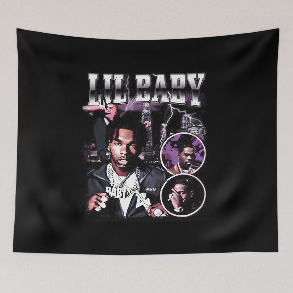Item preview, Lil Baby Artistic Portrait Rap Illustration designed and sold by tubbybirch.