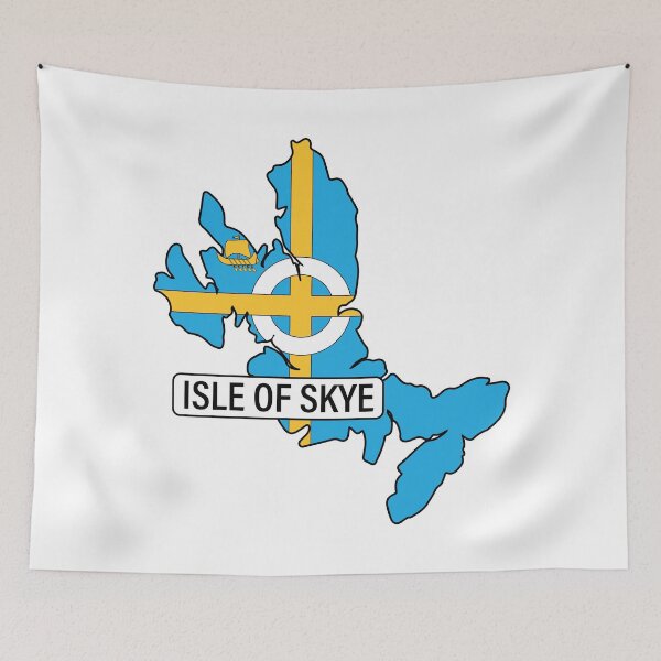 Item preview, ISLE OF SKYE Flag Map designed and sold by LOVE, AMY.