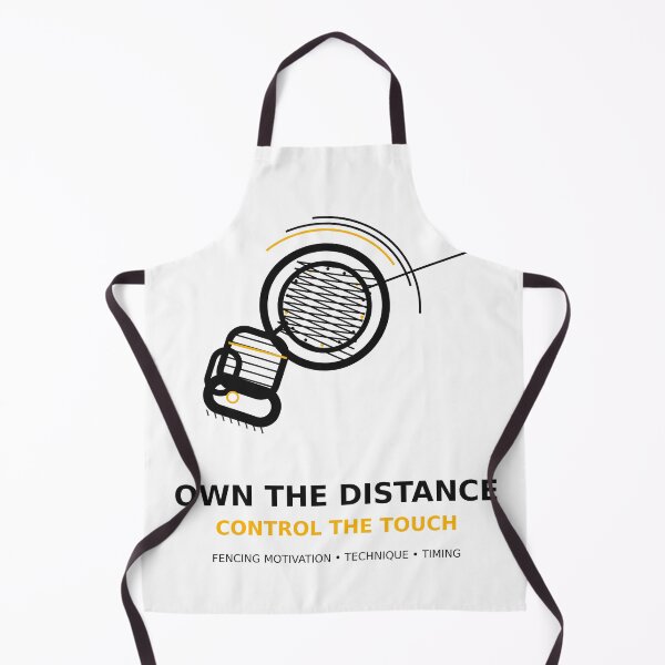 Item preview, Own the Distance – Control the Touch (Fencing Motivation) designed and sold by ChillCharmStudio.