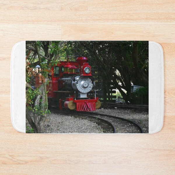 Item preview, Red Train on Curved Tracks designed and sold by MercerImages.