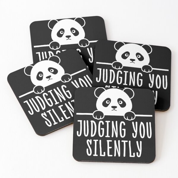 Item preview, judging You Silently - Funny Peeking panda designed and sold by TEEDESIGMSTUDIO.