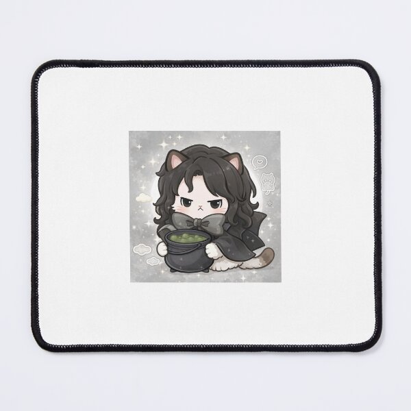 Item preview, Dark Potion Master Wizard Cat Illustration designed and sold by Valeva007.