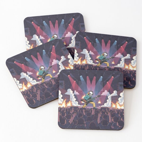 Item preview, Rad Bones – Skeleton Rocking Out on Stage designed and sold by sorryNOTsorry.brand.