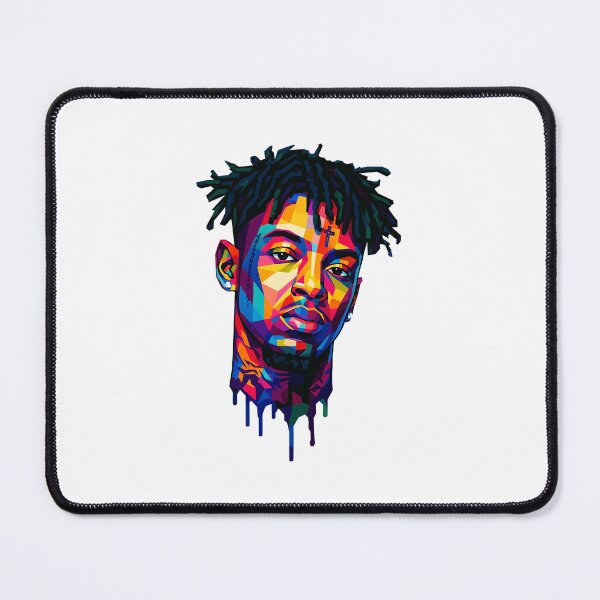Item preview, 21 Savage Color Drip Pop Portrait designed and sold by Mildaenning.