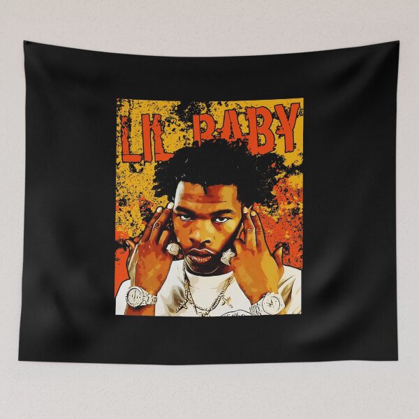 Item preview, Lil Baby Orange Energy Music Persona designed and sold by tubbybirch.
