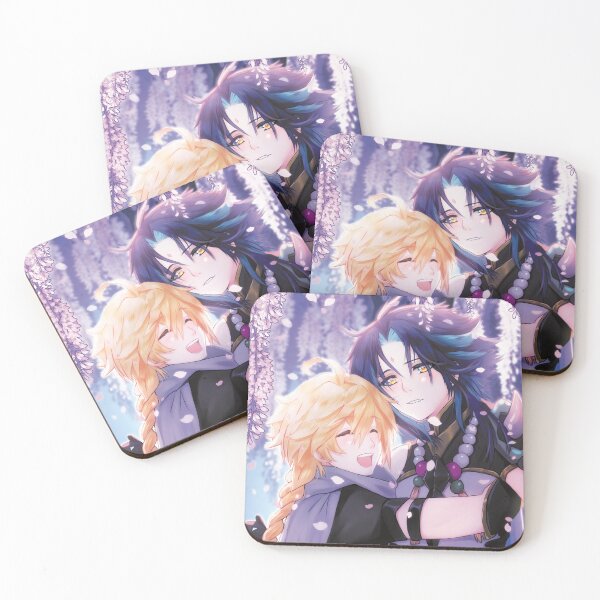 Item preview, Xiao x Aether - XiaoAe Genshin Impact designed and sold by kimithepumpkinART.