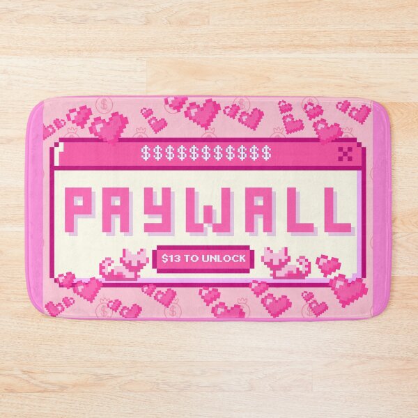 Item preview, Paywall $13 To Unlock • Pixel Heart Gamer Meme Creator Economy Design designed and sold by Xena Zeit-Geist.