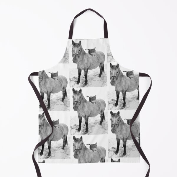 Item preview, Helpful Horse Accommodates Cat in the Snow designed and sold by kristalcurt.