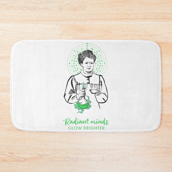 Item preview, Maria Skłodowska-Curie, Radiant minds, minimalistic, scandi, black and green designed and sold by Drawmecute.