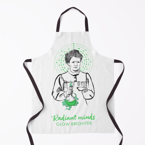 Item preview, Maria Skłodowska-Curie, Radiant minds, minimalistic, scandi, black and green designed and sold by Drawmecute.