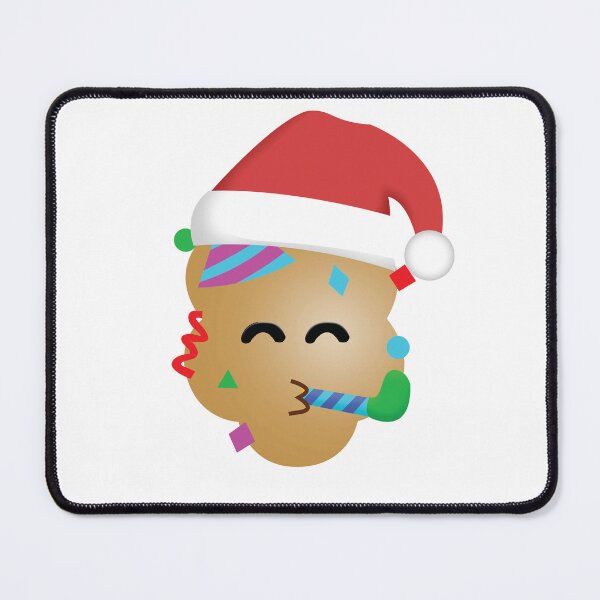 Item preview, BROWN POPCORN EMOJI WITH SANTA HAT designed and sold by POPCORN EMOJIS.