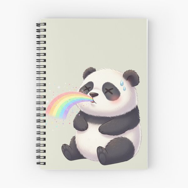 Item preview, The Rainbow Sneeze: Surprise Panda designed and sold by ArtsByAdriana.