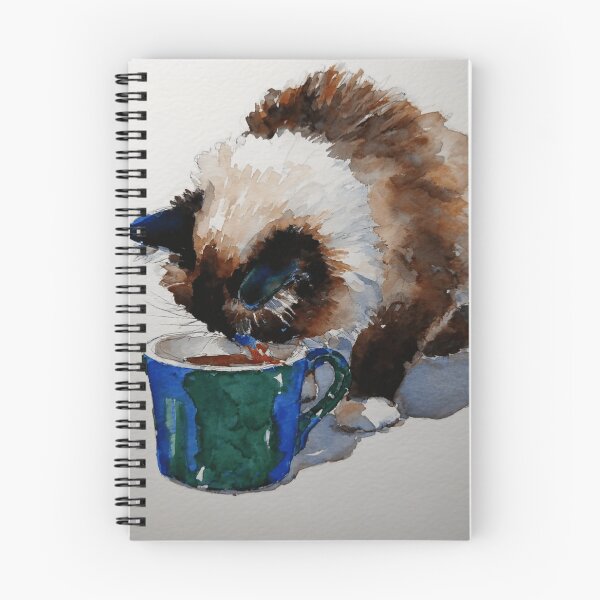 Item preview, Cat Drinking from a Mug designed and sold by CLEARART7.