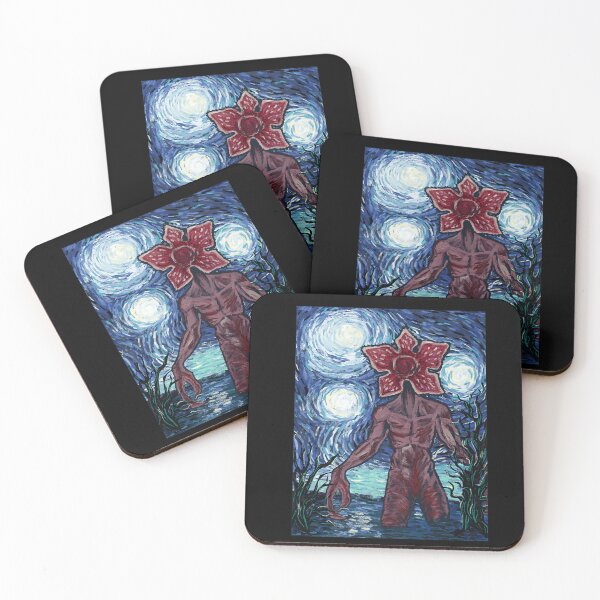 Item preview, Starry Night Style Poster Demogorgon  designed and sold by DogoMalulu.