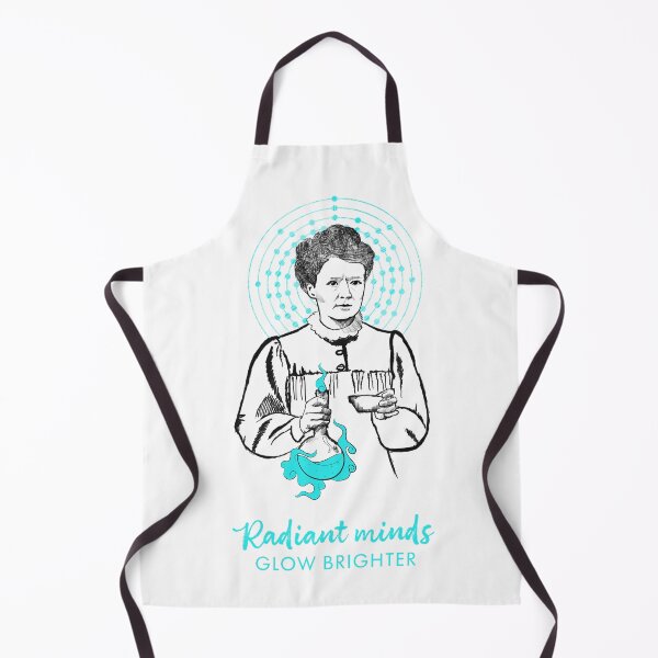 Item preview, Maria Skłodowska-Curie, Radiant minds, minimalistic, scandi, black and blue designed and sold by Drawmecute.
