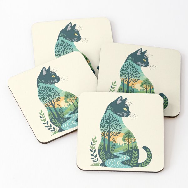 Item preview, Silhouette of a cat designed and sold by PrintLabStudio.