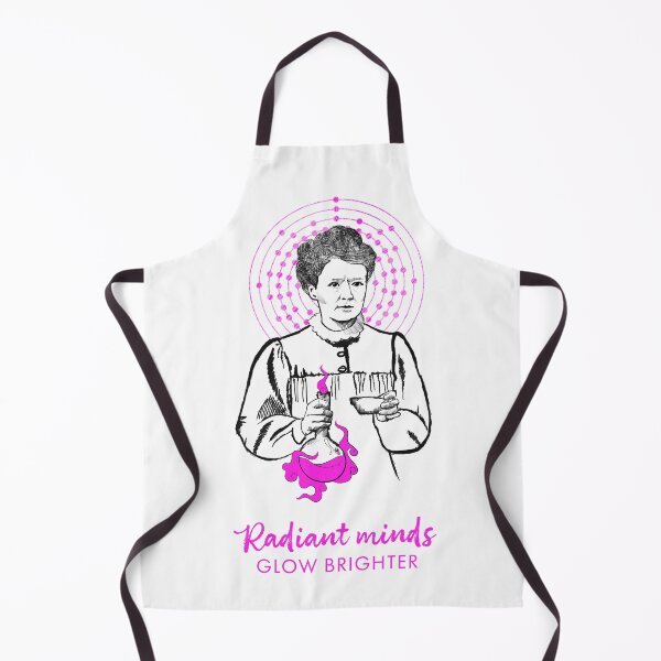 Item preview, Maria Skłodowska-Curie, Radiant minds, minimalistic, scandi, black and pink designed and sold by Drawmecute.