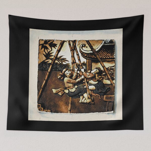 Item preview, Two young women at the Gigampfe / Swiss Artwork Photography designed and sold by Raphael Wolf.