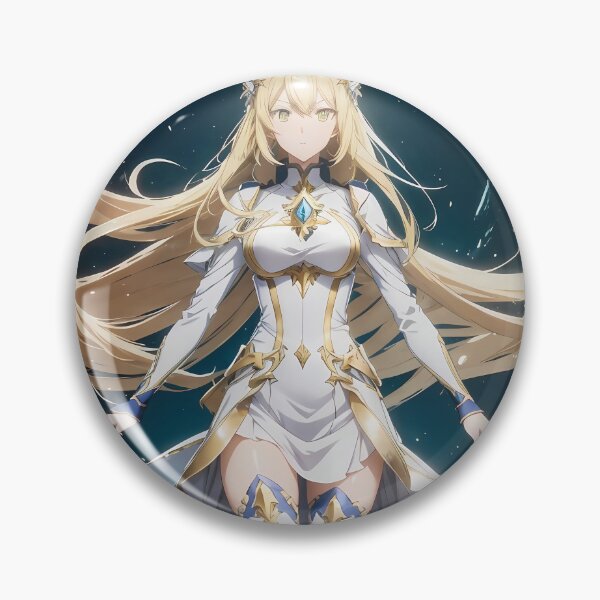 Item preview, Ais Wallenstein Danmachi Anime Girl Fantasy Sacred Water Knight designed and sold by mildaclairmo.