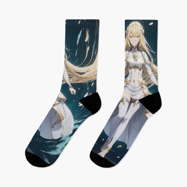 Item preview, Ais Wallenstein Danmachi Anime Girl Fantasy Sacred Water Knight designed and sold by mildaclairmo.