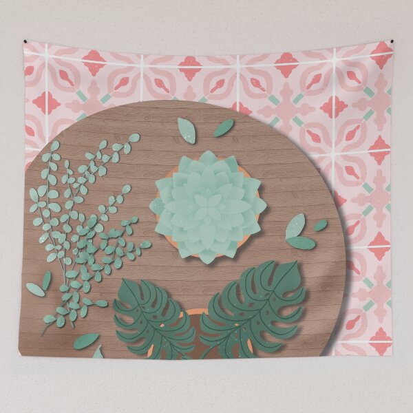 Item preview, Succulents on the patio table designed and sold by Home Cyn Home.