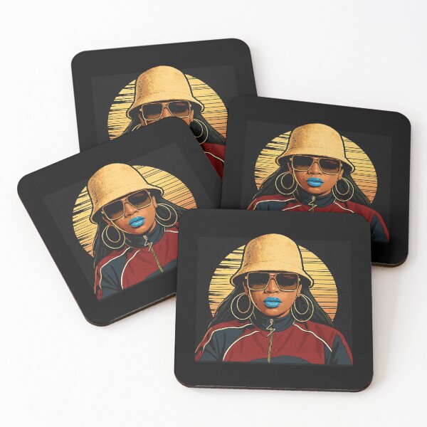 Item preview, Missy Elliott Retro Pop Color Portrait Style designed and sold by kristyjrvickie.