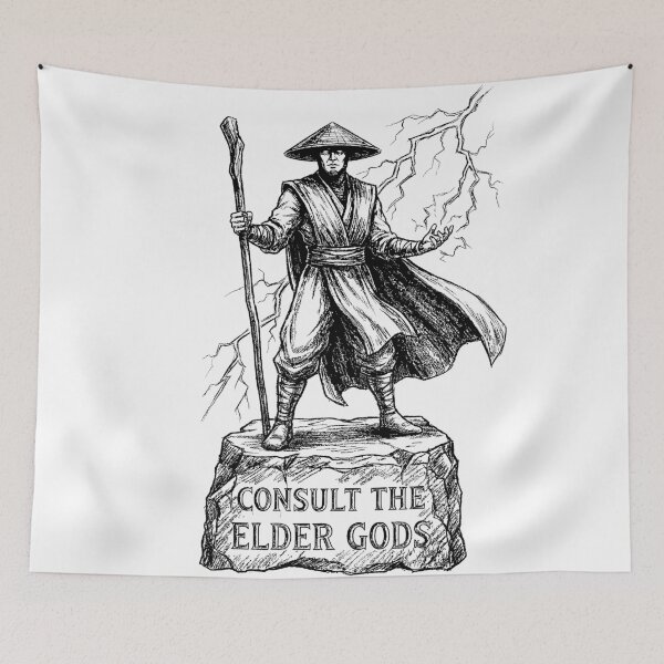 Item preview, Protector of Earthrealm - Raiden Mortal Kombat  designed and sold by bapupa.