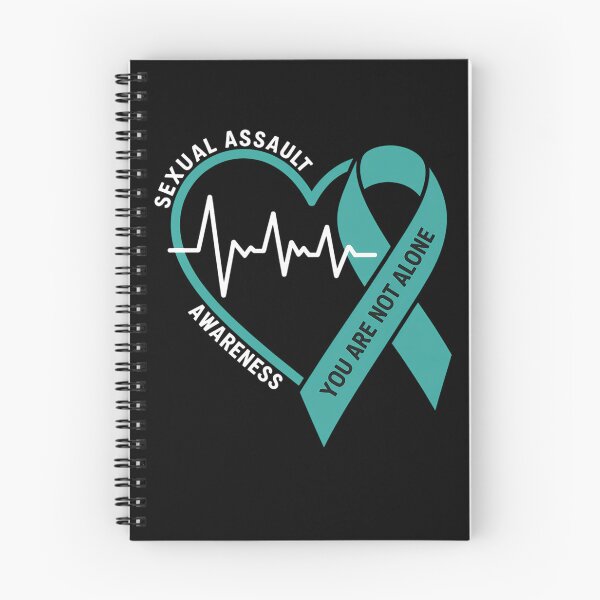 Item preview, Sexual Assault Awareness Month Heart Teal Ribbon Support designed and sold by cosmicncozyS.