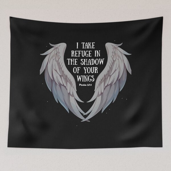 Item preview, Under His Wings – Psalm 57:1 | Christian Faith Design designed and sold by Jesseika75.