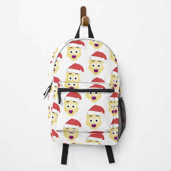 Item preview, CREAM POPCORN EMOJI WITH SANTA HAT designed and sold by POPCORN EMOJIS.