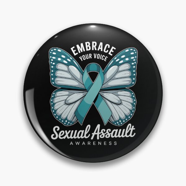 Item preview, Sexual Assault Awareness Month Butterfly Teal Ribbon designed and sold by cosmicncozyS.