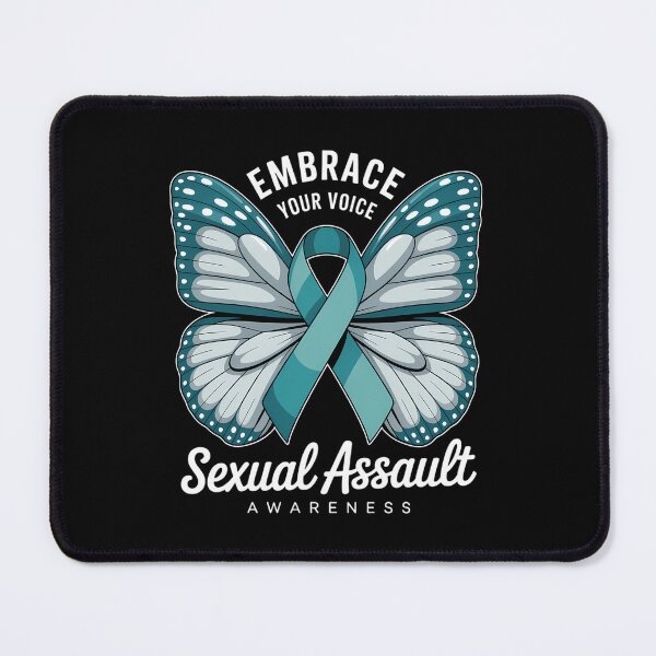 Item preview, Sexual Assault Awareness Month Butterfly Teal Ribbon designed and sold by cosmicncozyS.