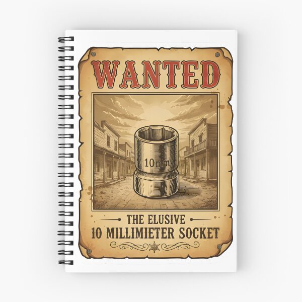 Item preview, Wanted: The Elusive 10mm Socket - Funny Mechanic Gift designed and sold by Measured-Twice.