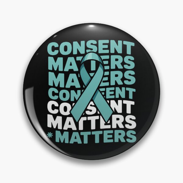Item preview, Sexual Assault Awareness Month Coquette Bow Consent Matters designed and sold by cosmicncozyS.