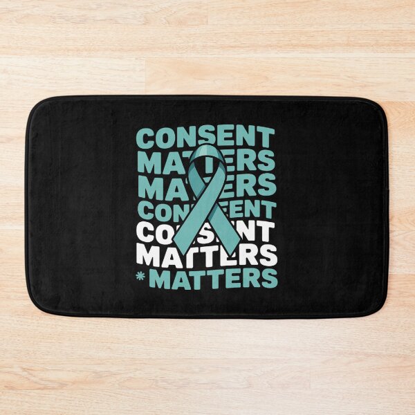 Item preview, Sexual Assault Awareness Month Coquette Bow Consent Matters designed and sold by cosmicncozyS.