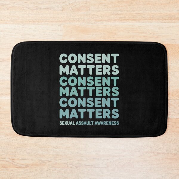 Item preview, Sexual Assault Awareness Month Consent Matters Teal Ribbon designed and sold by cosmicncozyS.