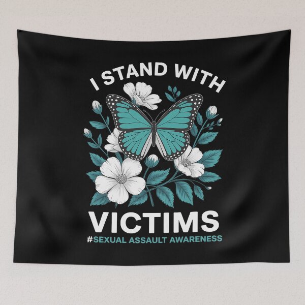 Item preview, Sexual Assault Awareness Month , I Stand With The Victims designed and sold by cosmicncozyS.
