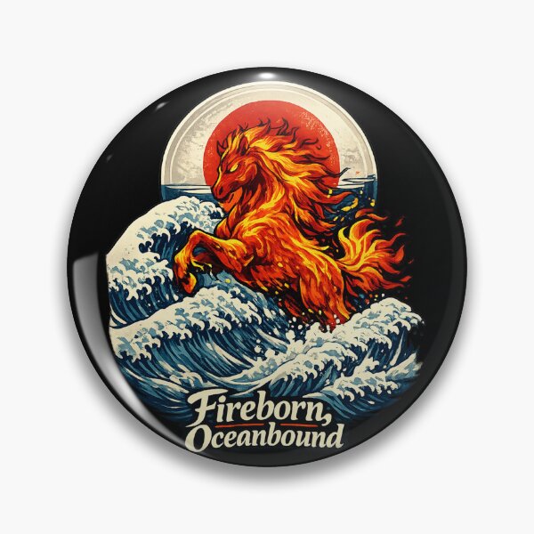Item preview, Fireborn Oceanbound – Spirit of the Horse designed and sold by avinigav.