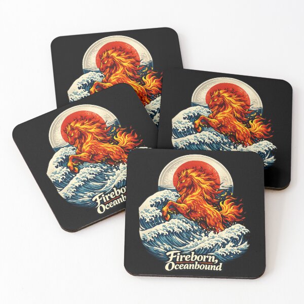 Item preview, Fireborn Oceanbound – Spirit of the Horse designed and sold by avinigav.