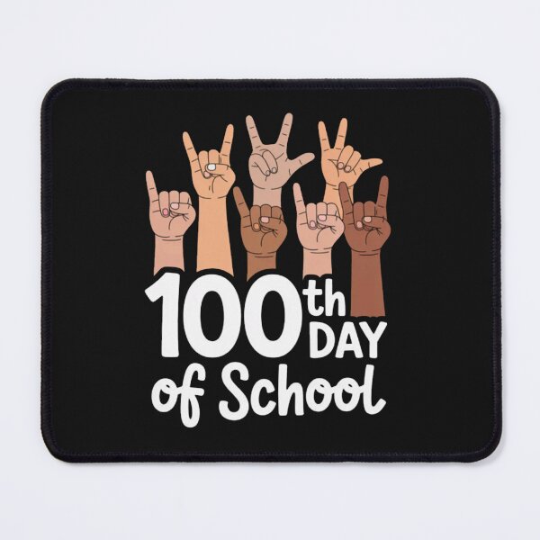 Item preview, 100 Days Of School Hand Sign Language Teachers ASL Boys Girl designed and sold by JenniferHoust64.