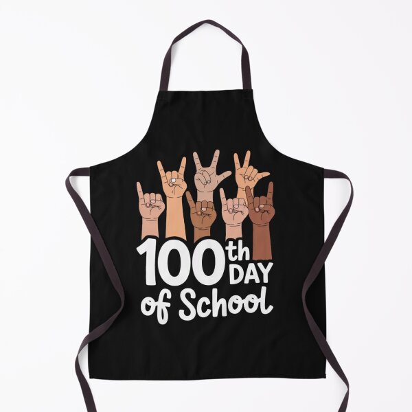 Item preview, 100 Days Of School Hand Sign Language Teachers ASL Boys Girl designed and sold by JenniferHoust64.