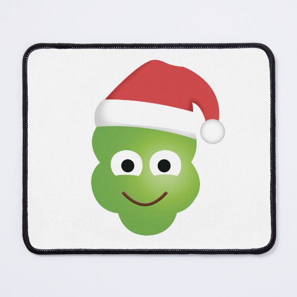 Item preview, GREEN POPCORN EMOJI WITH SANTA HAT designed and sold by POPCORN EMOJIS.