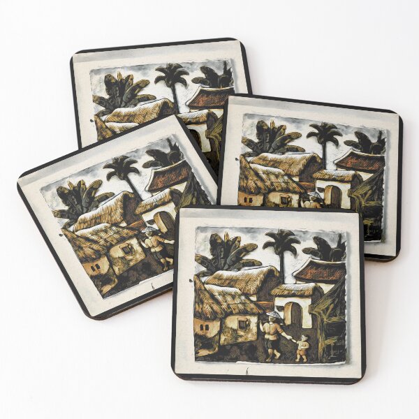 Item preview, Mother and son in the village / Swiss Artwork Photography designed and sold by Raphael Wolf.