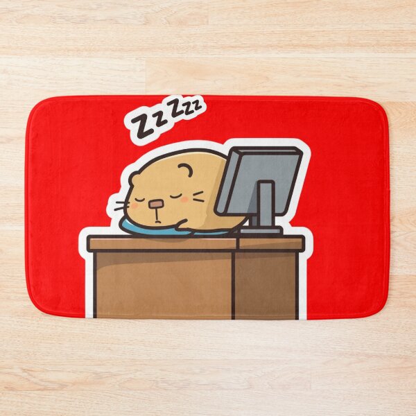 Item preview, Funny Office Capybara - Professional Napper designed and sold by The Prompted Soul.